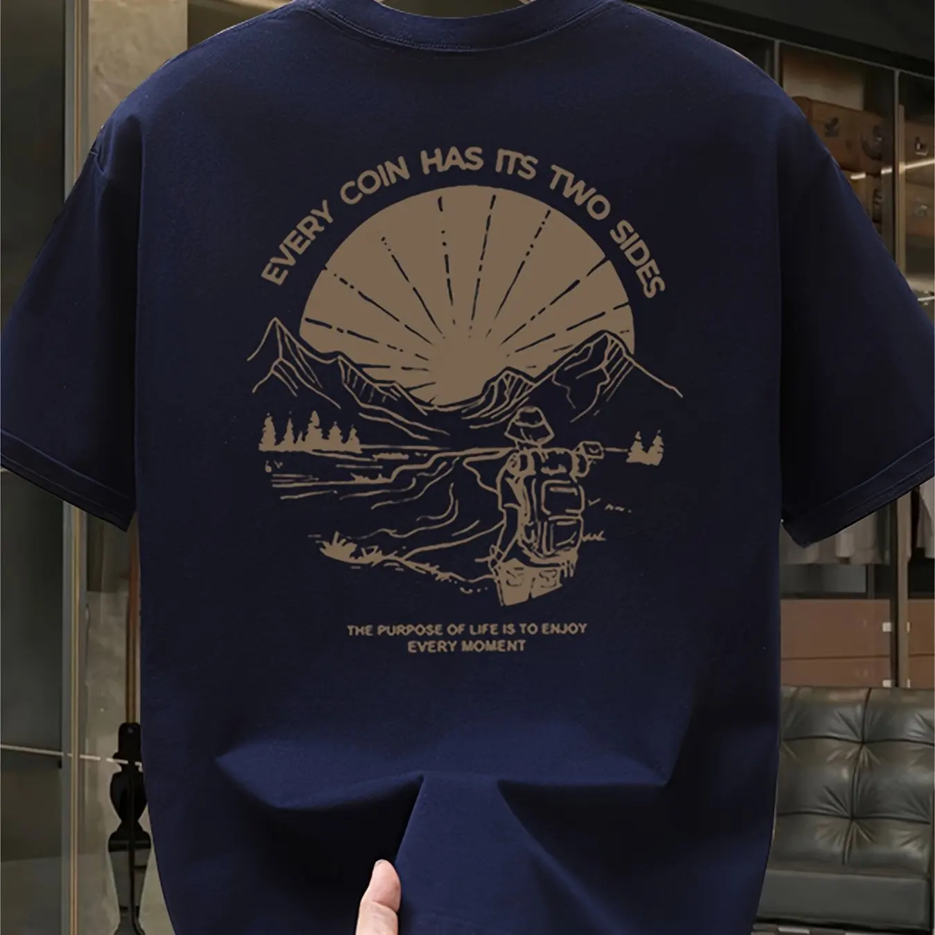 Outdoor Adventure Quotes - Vintage Mountain Hiking Graphic T Shirt