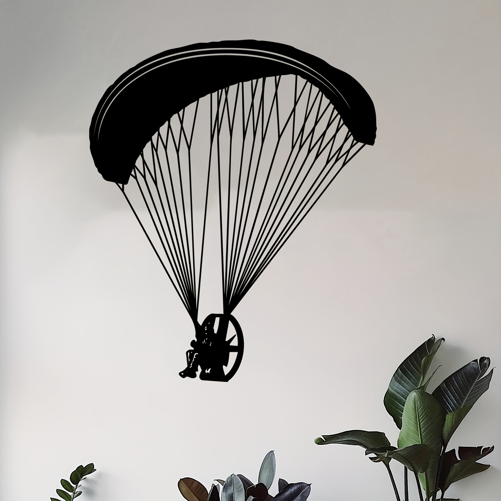 Outdoor Adventure Brand - Brand Metal Wall Art Skydiver Parachute