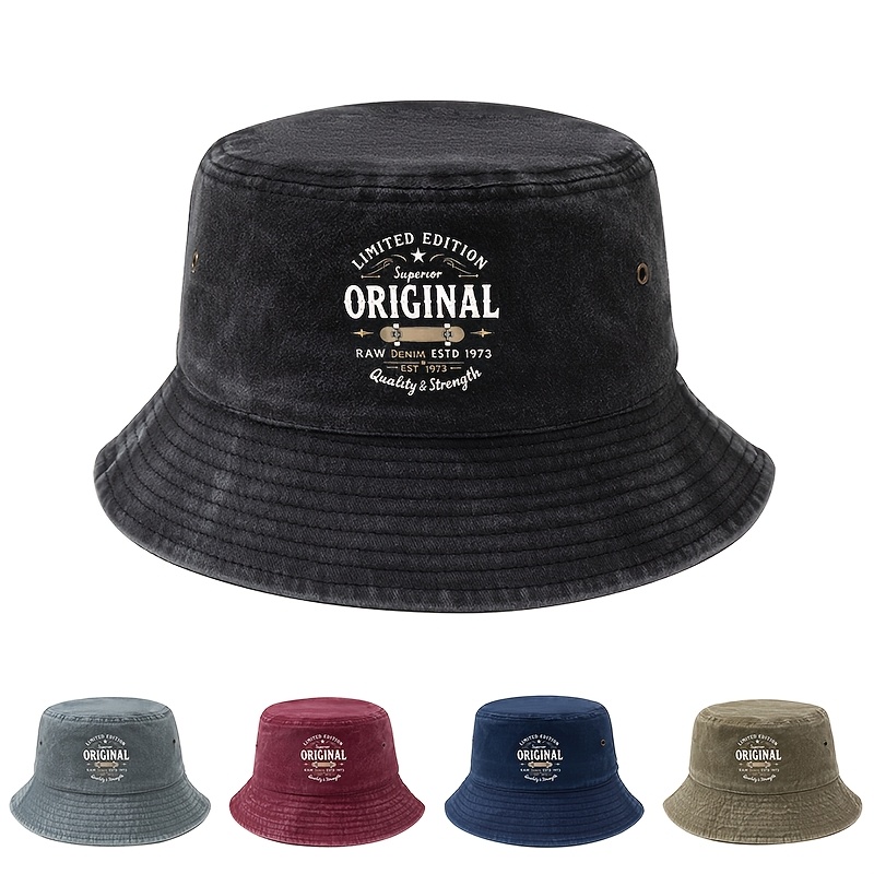 Outdoor Adventure Brand - Trendy Unisex Bucket Hat with Printed