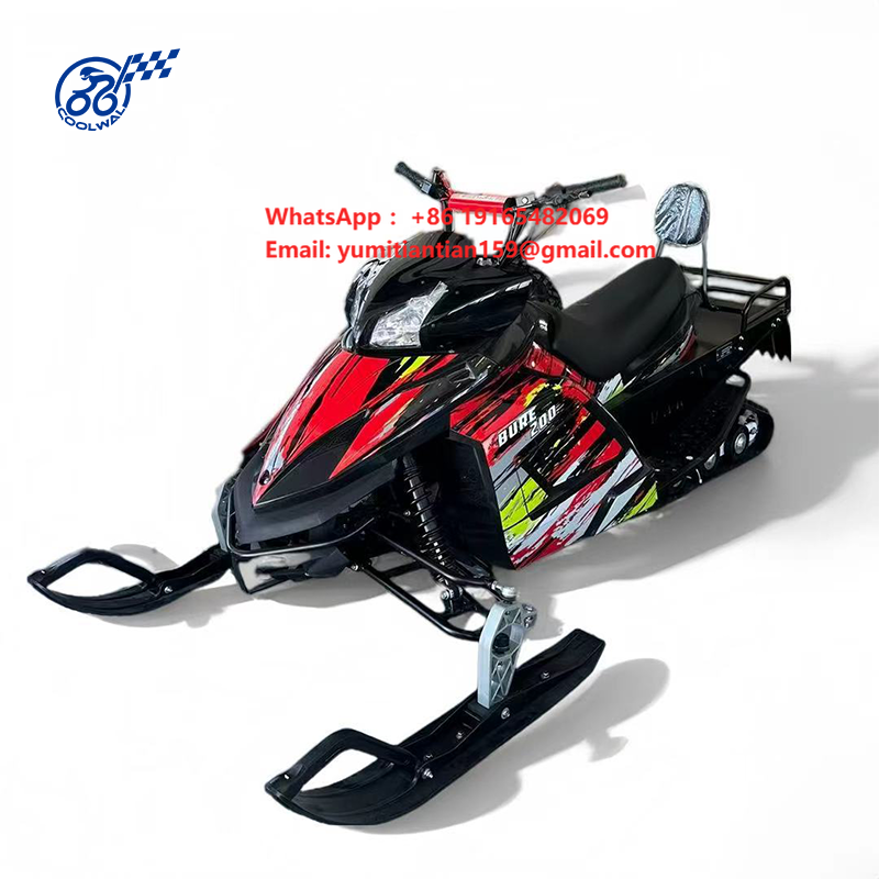 Outdoor Adventure Recreation - Electric Snowmobile Double Seat Snow Bike