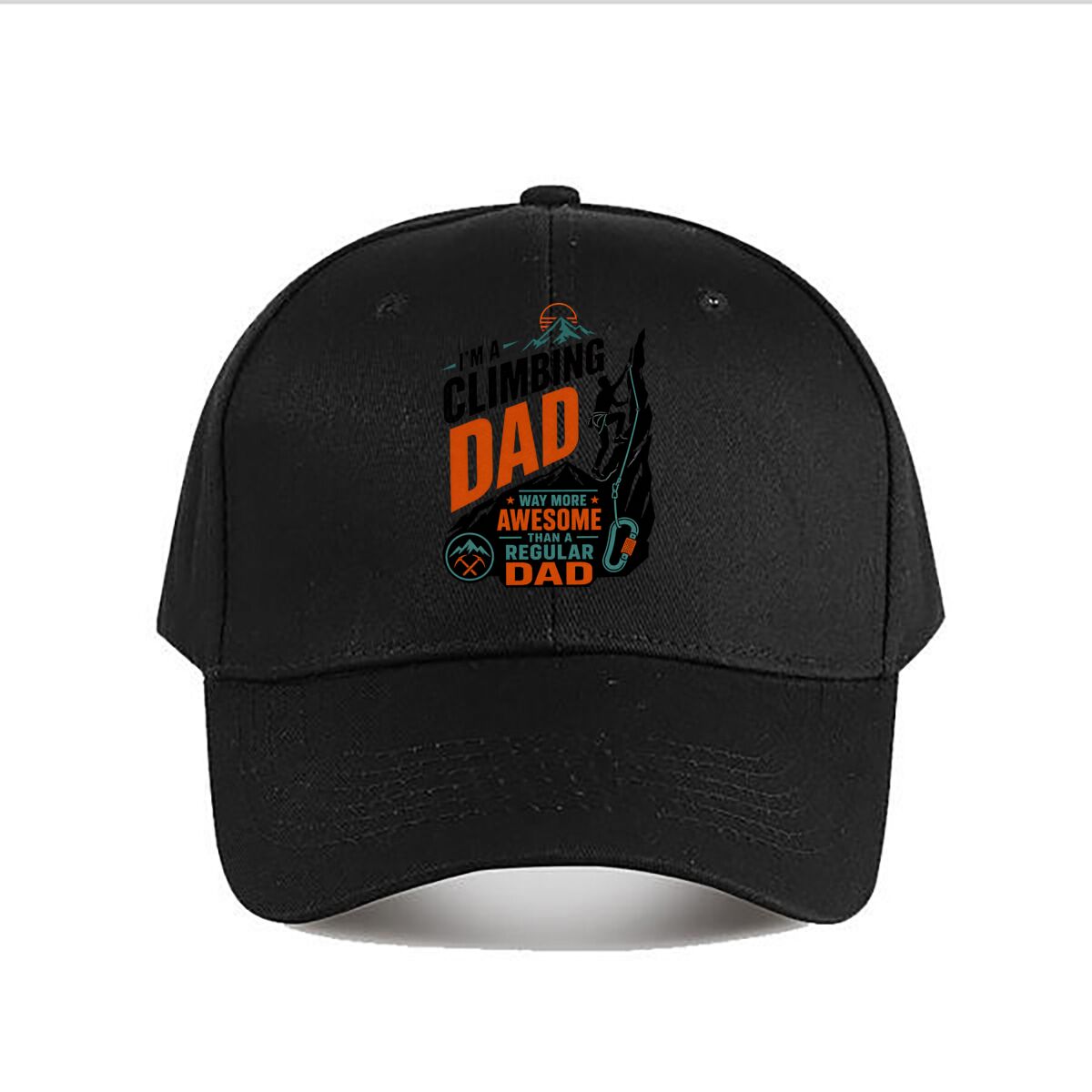 Outdoor Adventure Quotes - Rock Climbing Father Adventure Quote Baseball