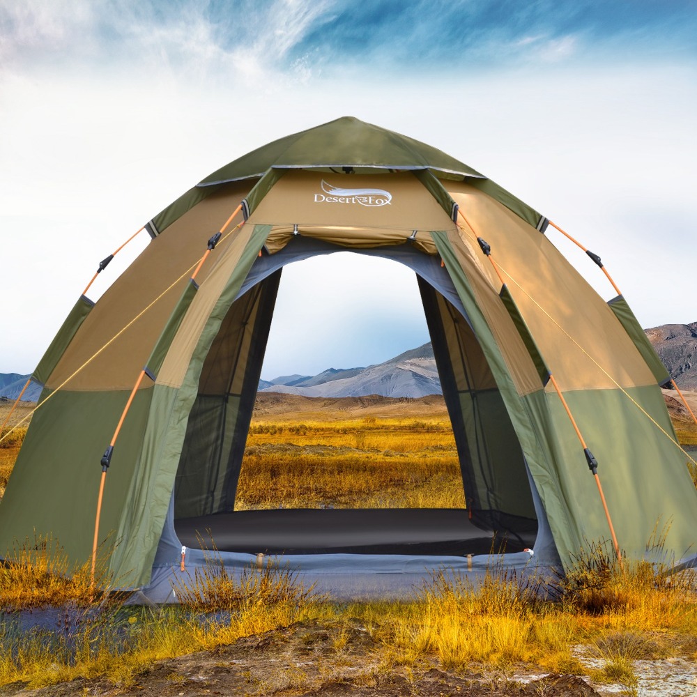 Desert&Fox 3-4 Person Dome Aut - Outdoor Adventure Tent 评论和价格
