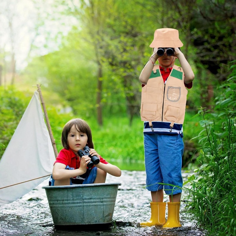 Safari Costume with Cargo Vest - Outdoor Adventure Hat 评论和价格