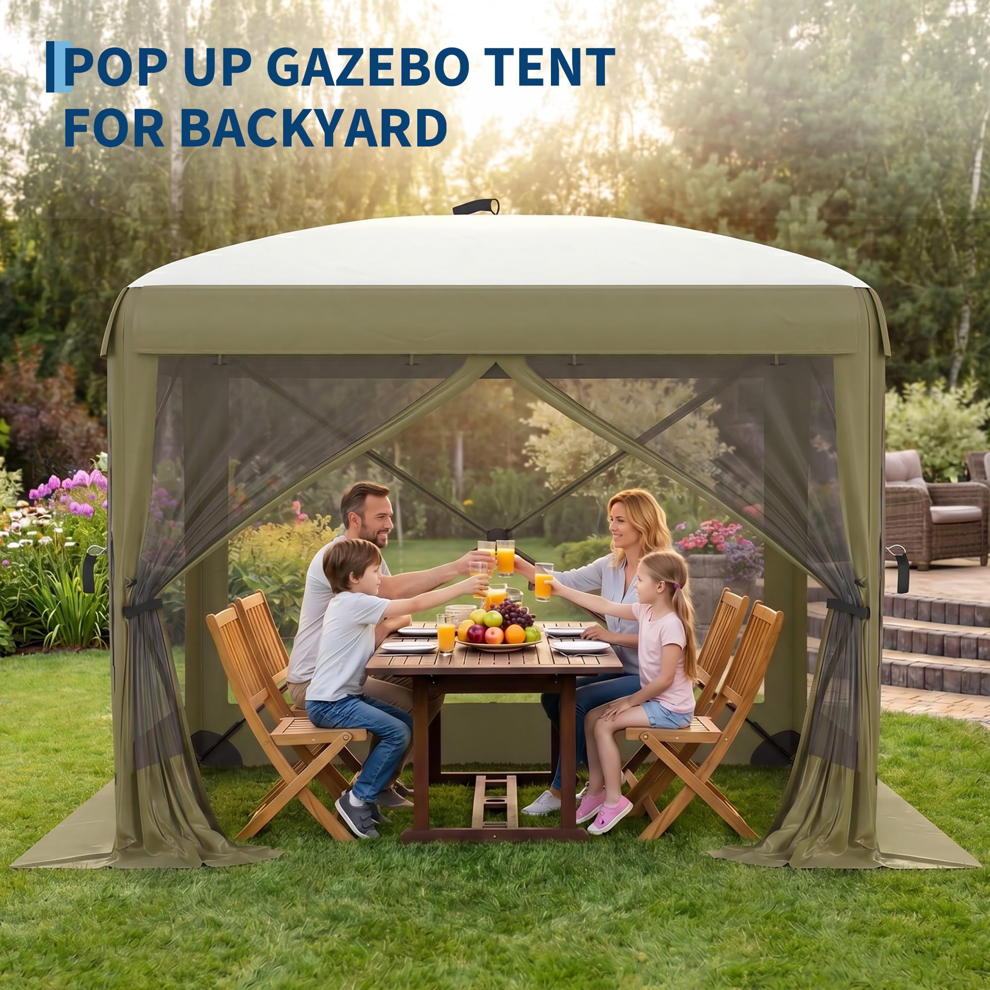 Spacious 8x8FT 11x11FT 12x12FT - Outdoor Adventure Tent 评论和价格