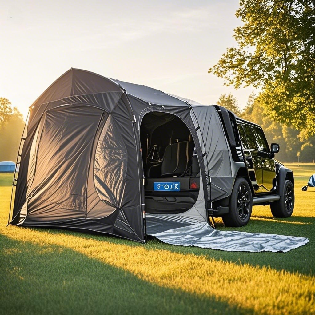 Car Tailgate Tent for SUV - PU - Outdoor Adventure Tent 评论和价格