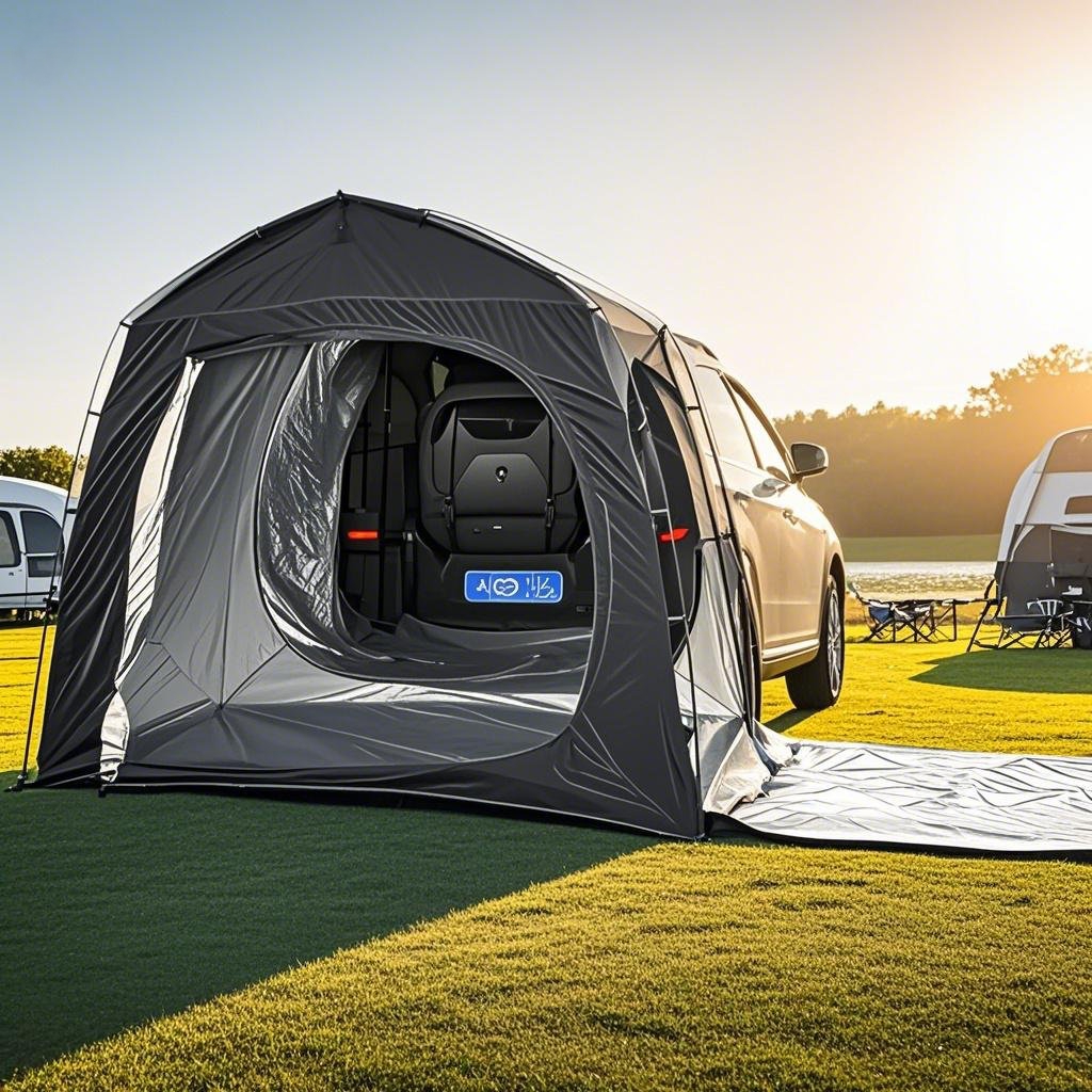 Car Tailgate Tent for SUV - PU - Outdoor Adventure Tent 评论和价格