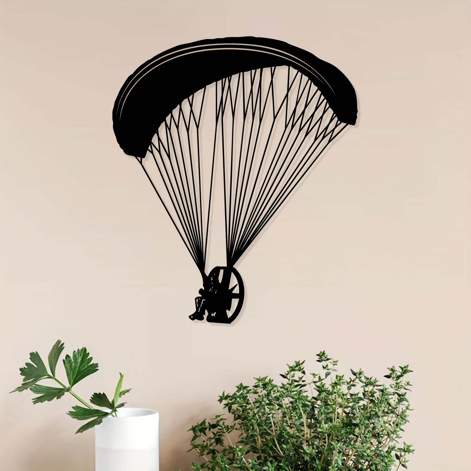 Brand Metal Wall Art Skydiver  - Outdoor Adventure Brand 评论和价格