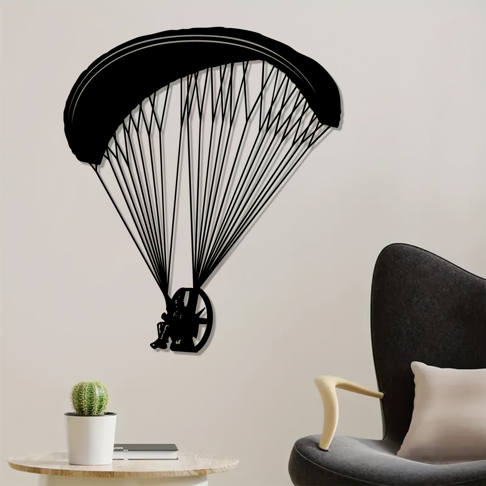 Brand Metal Wall Art Skydiver  - Outdoor Adventure Brand 评论和价格