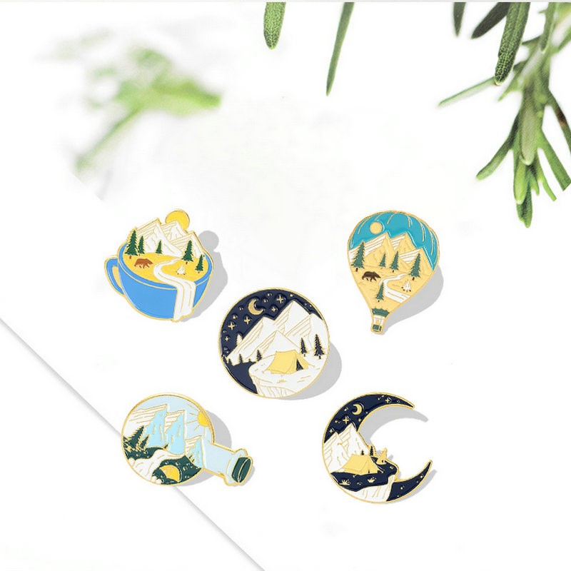 Camping Adventure Enamel Pins  - Outdoor Adventure Gifts 评论和价格
