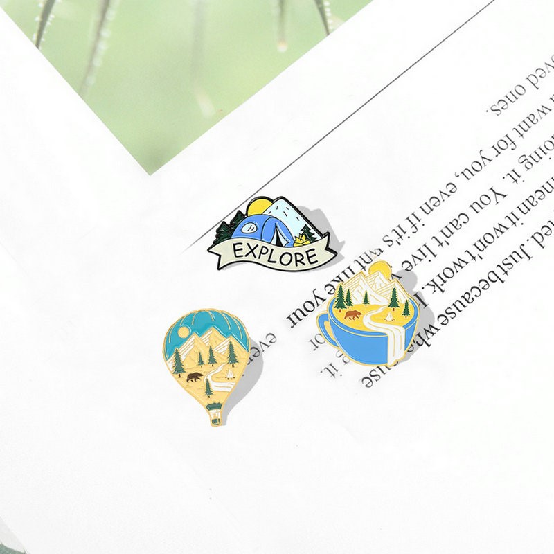 Camping Adventure Enamel Pins  - Outdoor Adventure Gifts 评论和价格