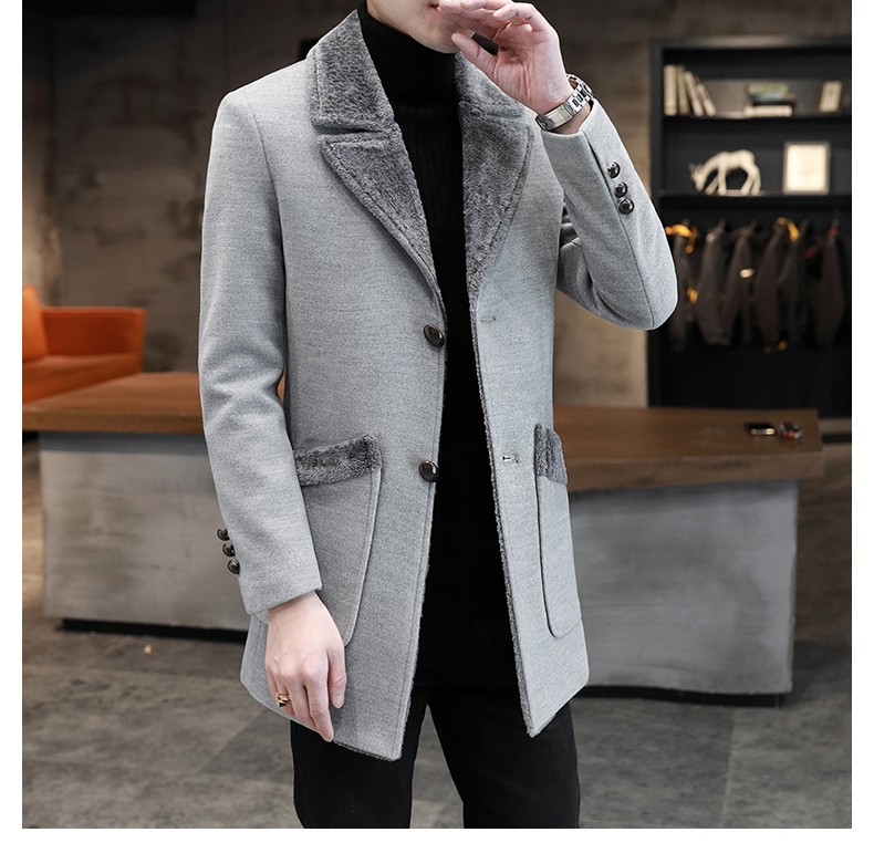 Wool Blend Coat Beige Mans Saf - Outdoor Adventure Recreation 评论和价格