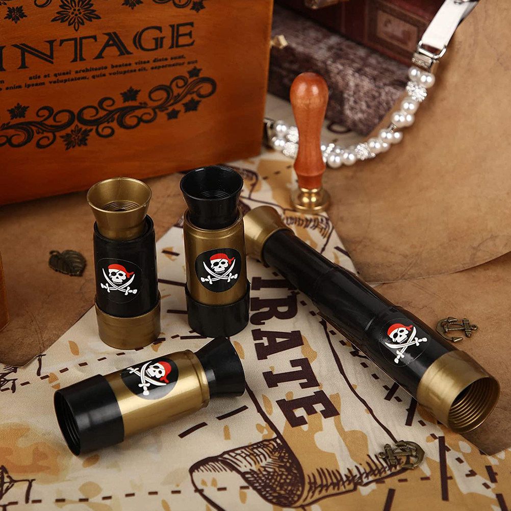 12Pcs Kids Pirate Telescope Se - Outdoor Adventure Toys For Kids 评论和价格