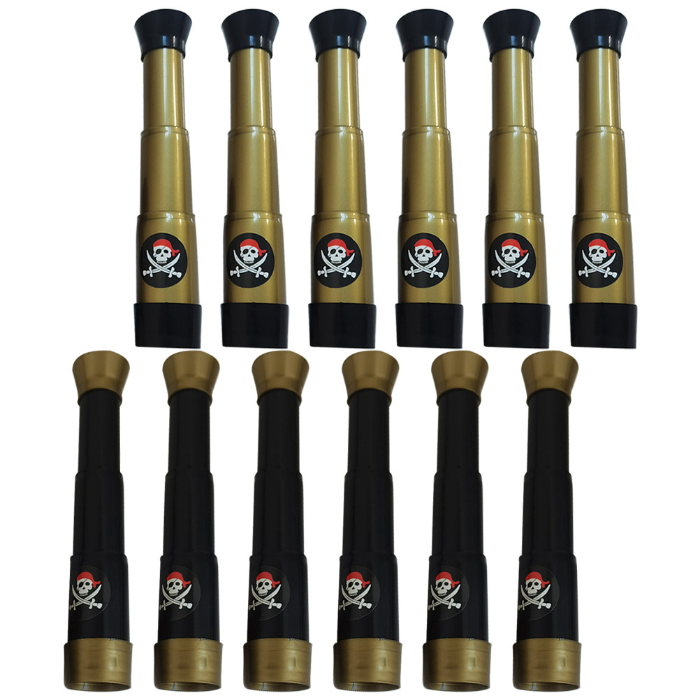 12Pcs Kids Pirate Telescope Se - Outdoor Adventure Toys For Kids 评论和价格