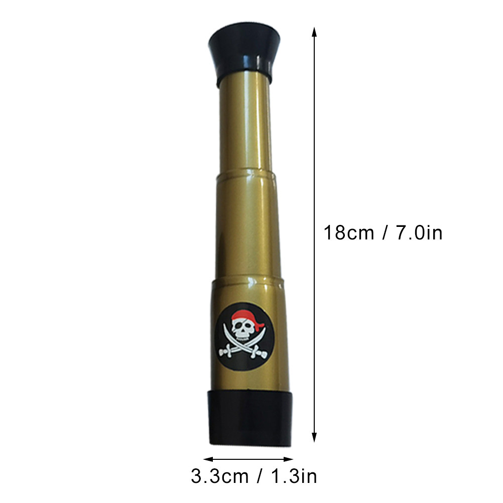 12Pcs Kids Pirate Telescope Se - Outdoor Adventure Toys For Kids 评论和价格