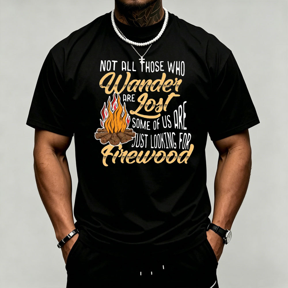 amping Campfire Graphic Men's  - Outdoor Adventure Quotes 评论和价格