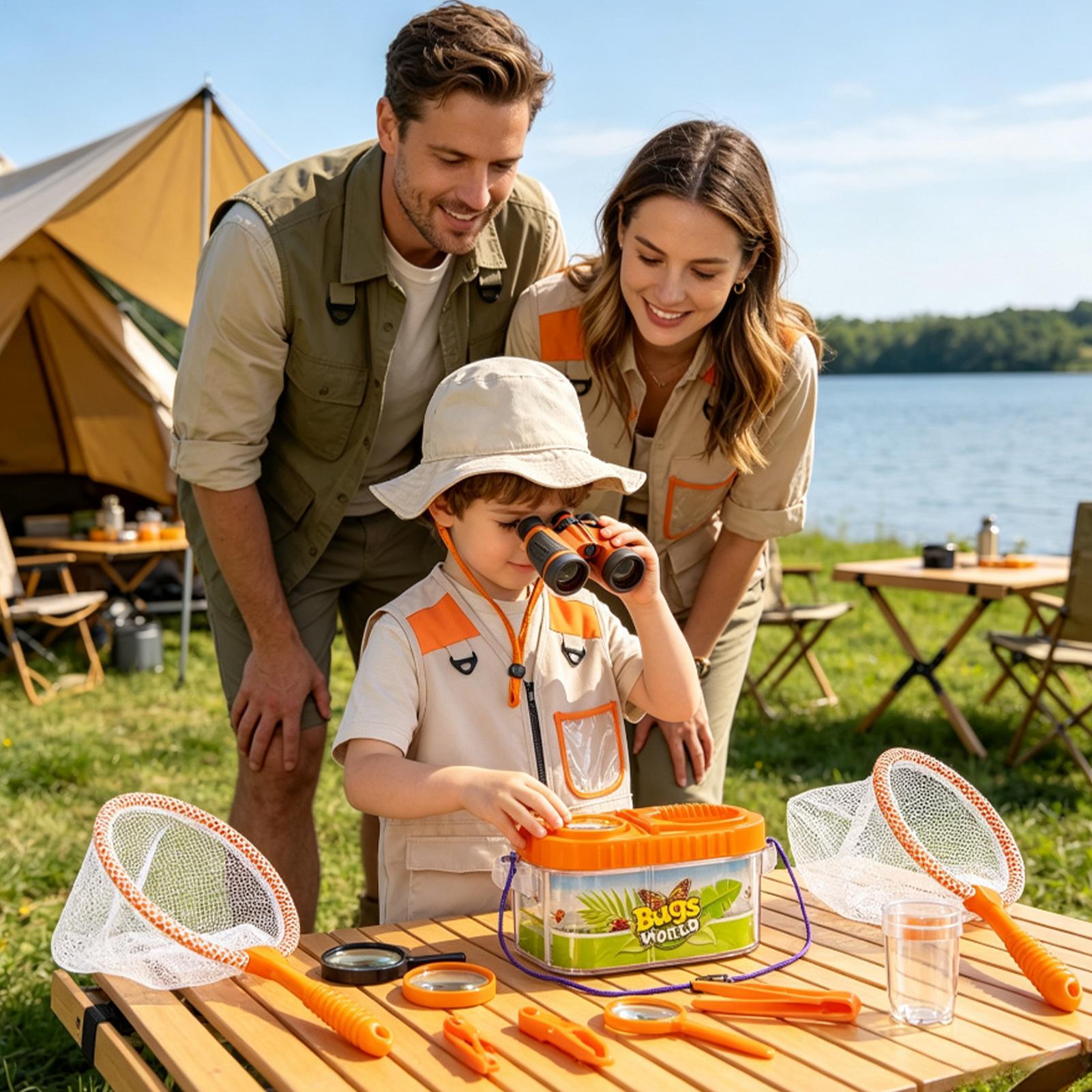Kids Adventure Kit With Magnif - Outdoor Adventure Girl 评论和价格
