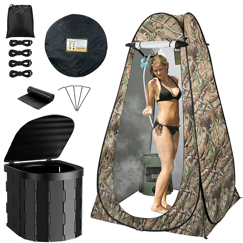 ‌Portable Pop-Up Toilet Tent P - Outdoor Adventure Tent 评论和价格