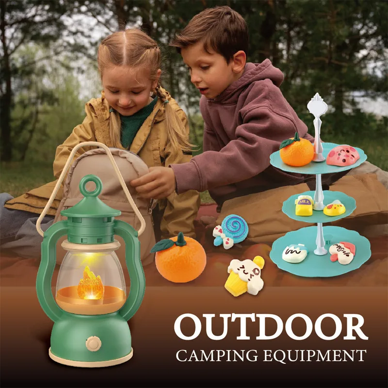 Kids Camping Tent Set Simulate - Outdoor Adventure Toys For Kids 评论和价格