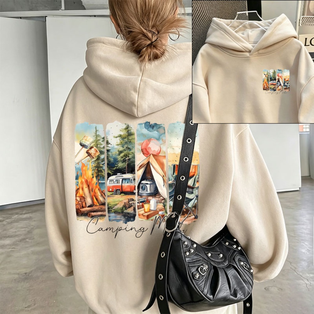 Women Camping Mode Watercolor  - Outdoor Adventure Tent 评论和价格
