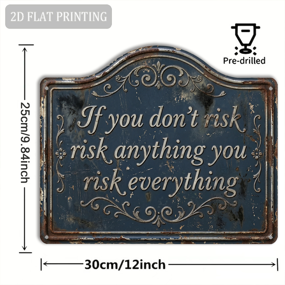 2D Flat,1pc, Inspirational Sig - Outdoor Adventure Quotes 评论和价格