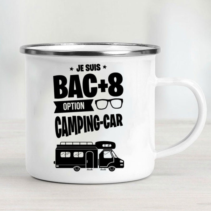 Camping Car Enamel Mug Adventu - Outdoor Adventure Gifts 评论和价格