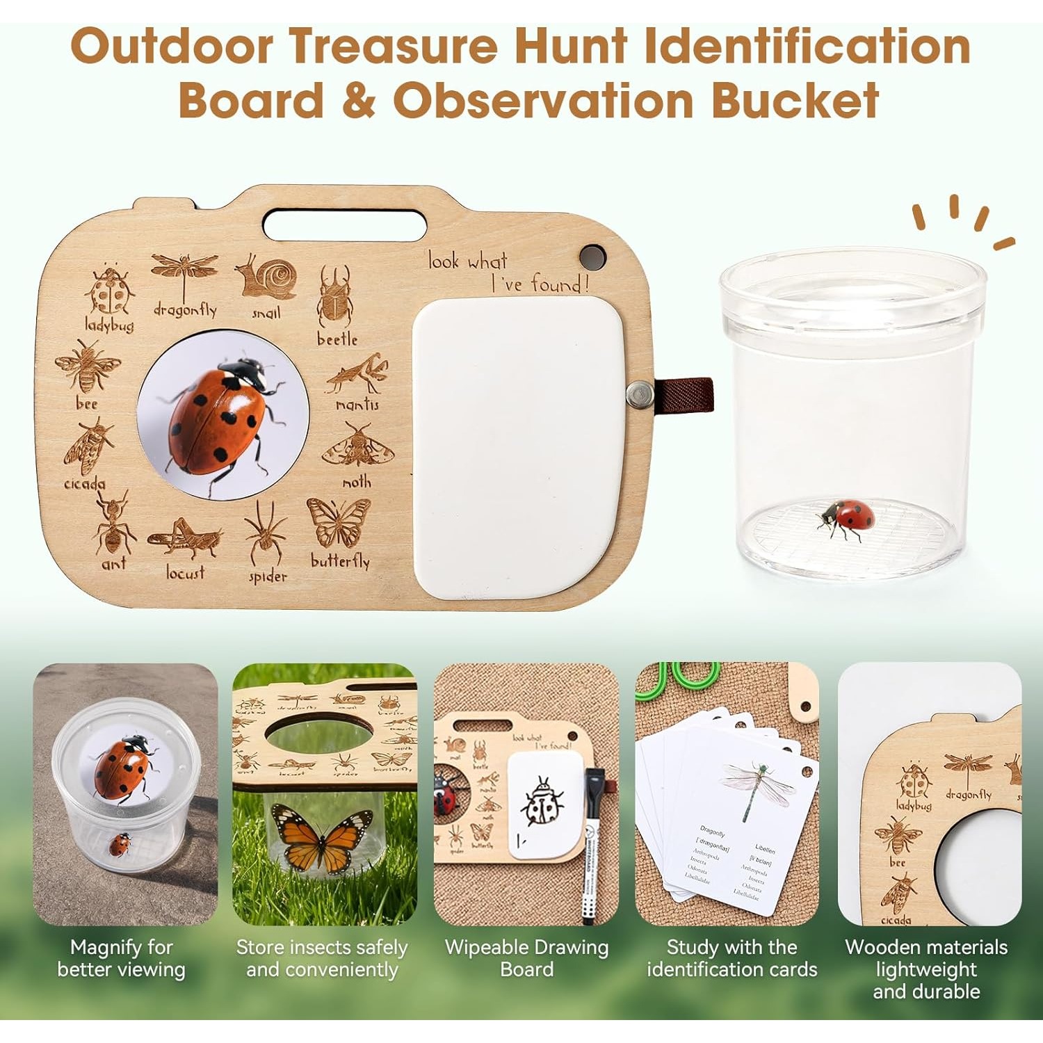 Bug Catcher Kit for Kids with  - Outdoor Adventure Toys For Kids 评论和价格