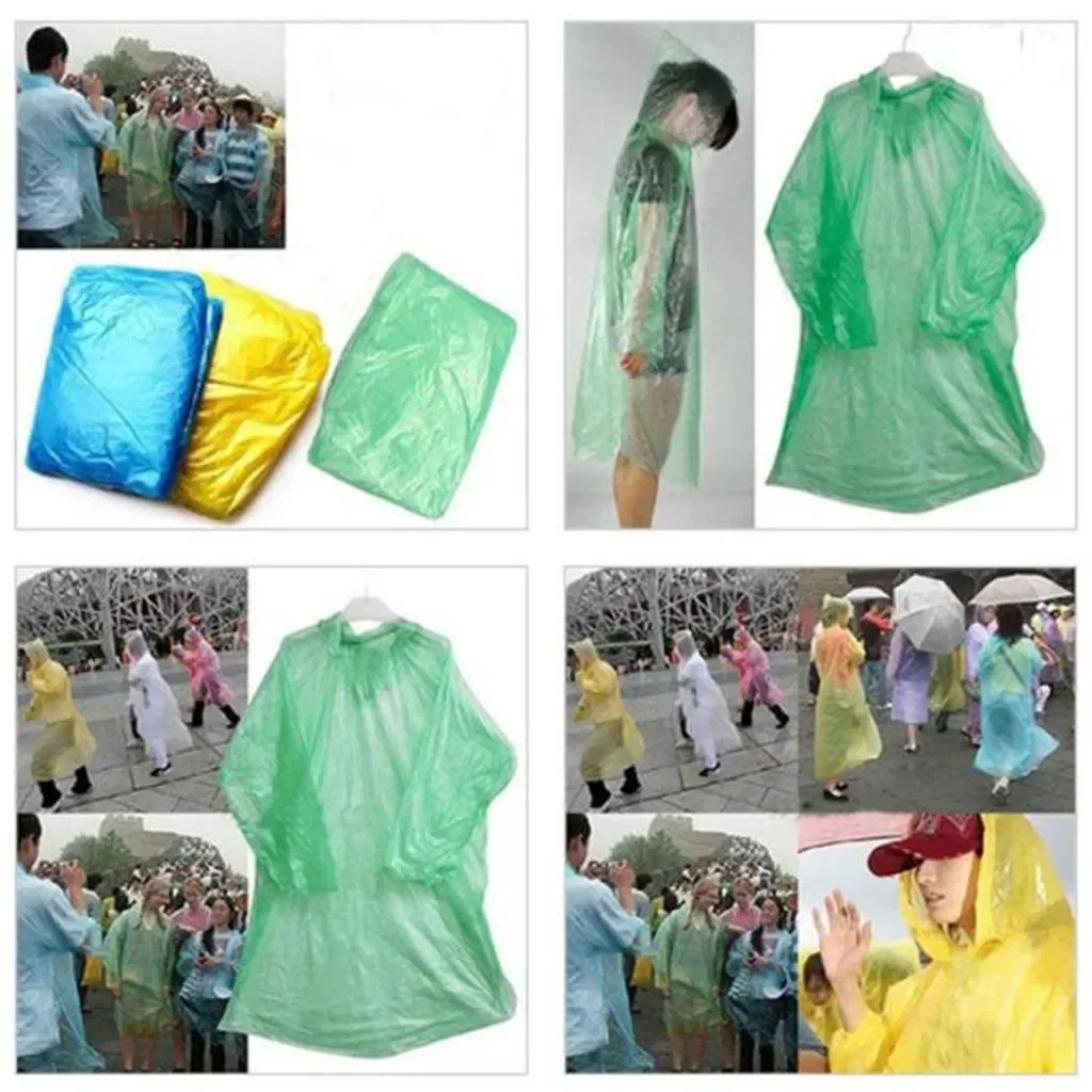 5/10PC Disposable Raincoat Adu - Outdoor Adventure Girl 评论和价格