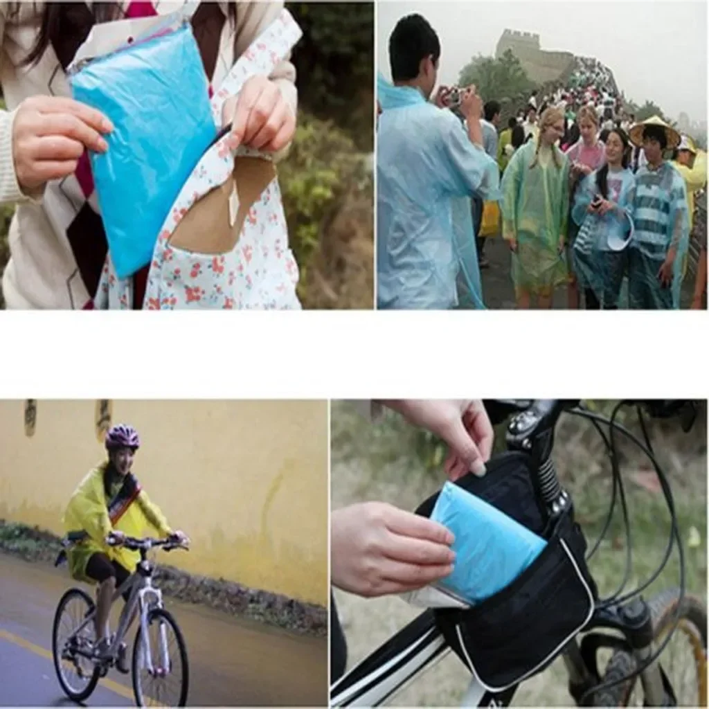 5/10PC Disposable Raincoat Adu - Outdoor Adventure Girl 评论和价格
