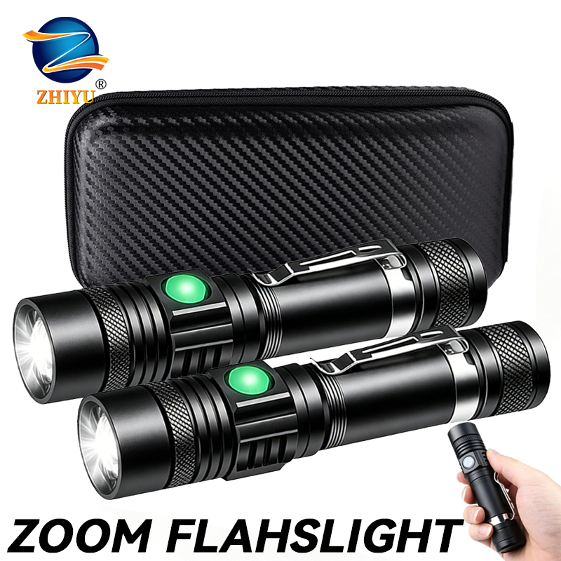 T6 LED Rechargeable Flashlight - Outdoor Adventure Hiking 评论和价格