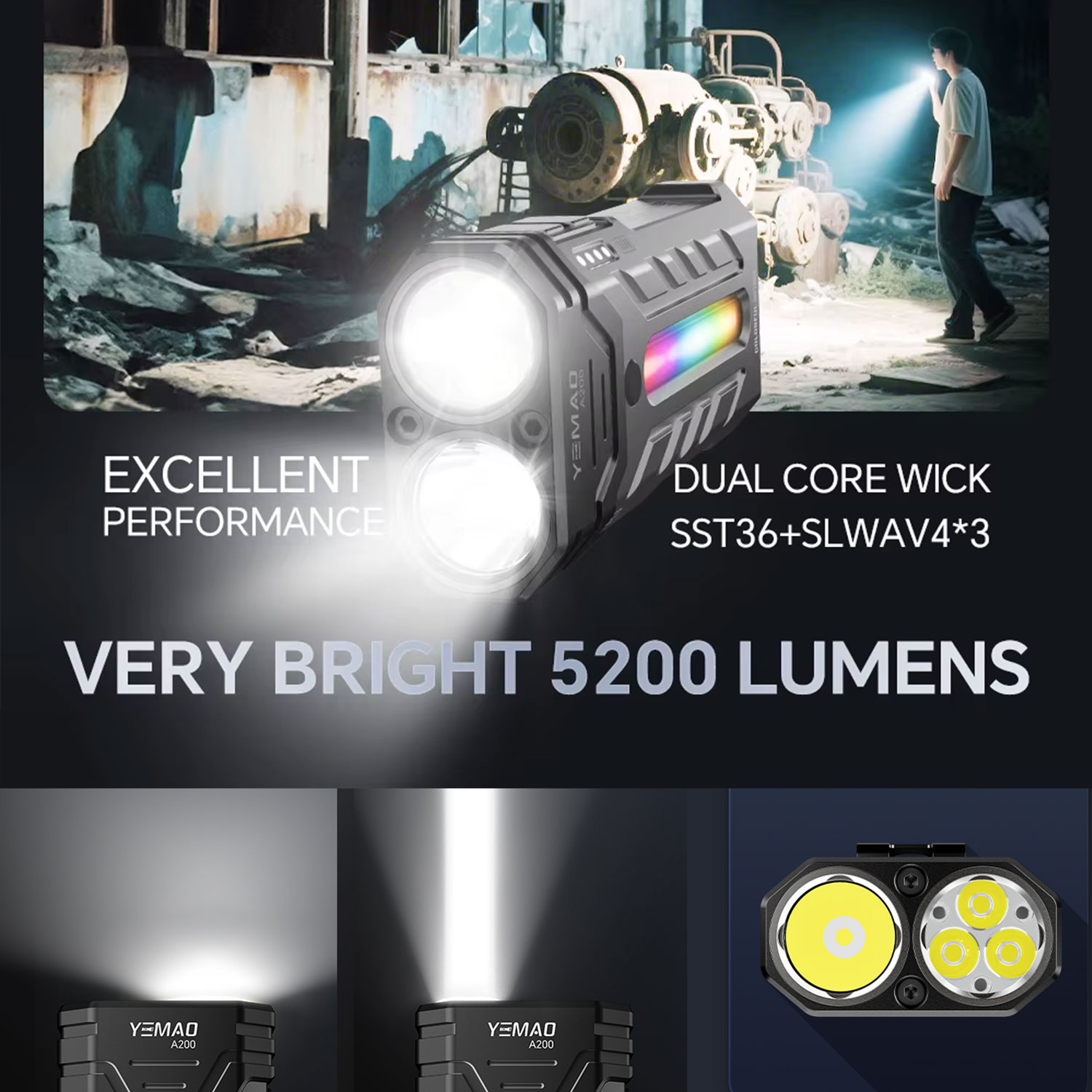 5200LM Innovative Multifunctio - Outdoor Adventure Hiking 评论和价格